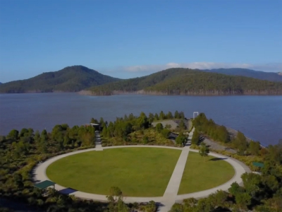 This is a feature image of a project video of Hinze Dam.